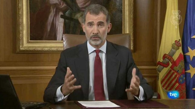 Felipe VI : les indépendantistes mettent en danger la stabilité de toute l'Espagne