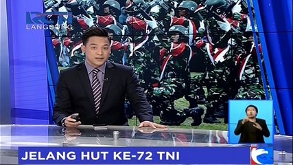 Warga Antusias Saksikan Perayaan HUT TNI
