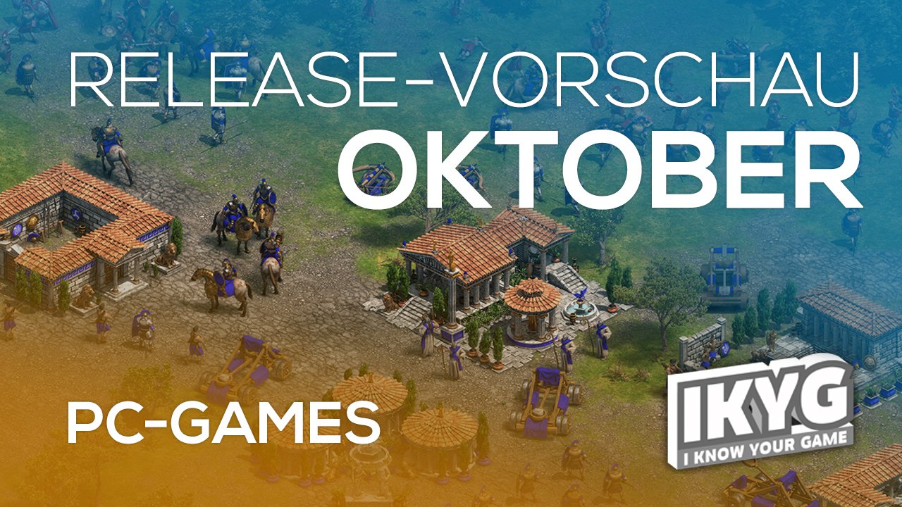 Games Release Vorschau - Oktober 2017 - PC