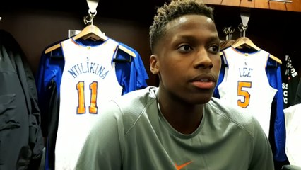 Download Video: Basket - NBA - Knicks : Ntilikina «Un petit peu d'excitation»