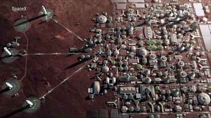 Watch Elon Musk reveal SpaceX's most detailed plans to colonize Mars