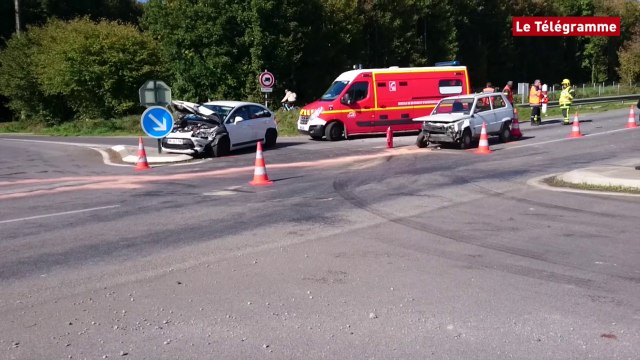 Loudéac. Deux blessés dans une collision à la Ville-Basse