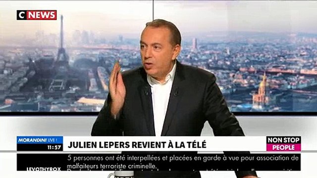 EXCLU - Julien Lepers sera-t-il chroniqueur dans Touche pas à mon poste sur C8 ? Il répond dans Morandini Live