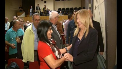 Η Φώφη Γεννηματά στη Χαλκίδα