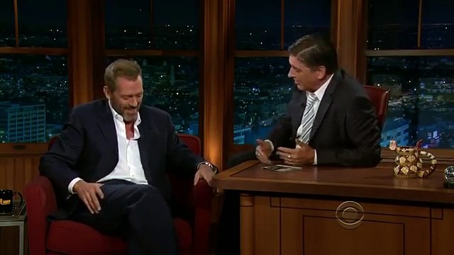 Hugh Laurie on Craig