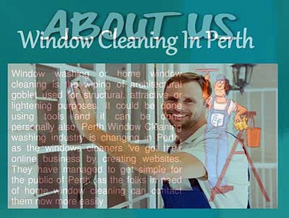 Window Cleaning In Perth