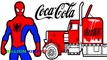 Spiderman and Coca Cola Truck Coloring Book Coloring Pages Kids Fun Art Activities Video For Kids