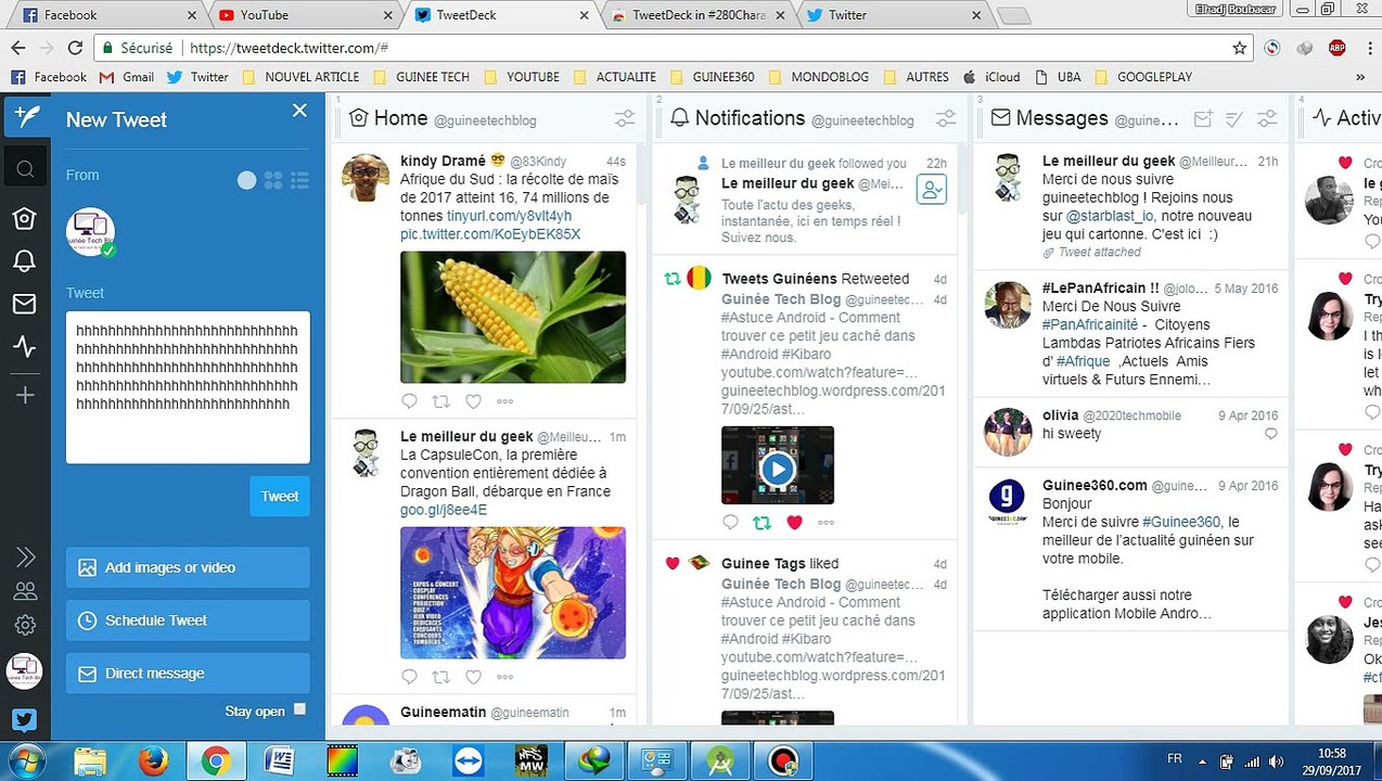 Astuce - Comment écrire un tweet à plus de 140 caractères #280characters