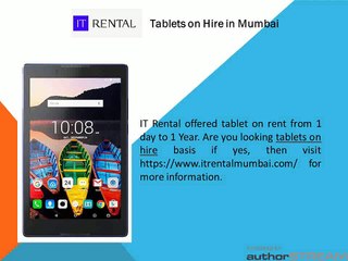 Laptops on hire in Mumbai