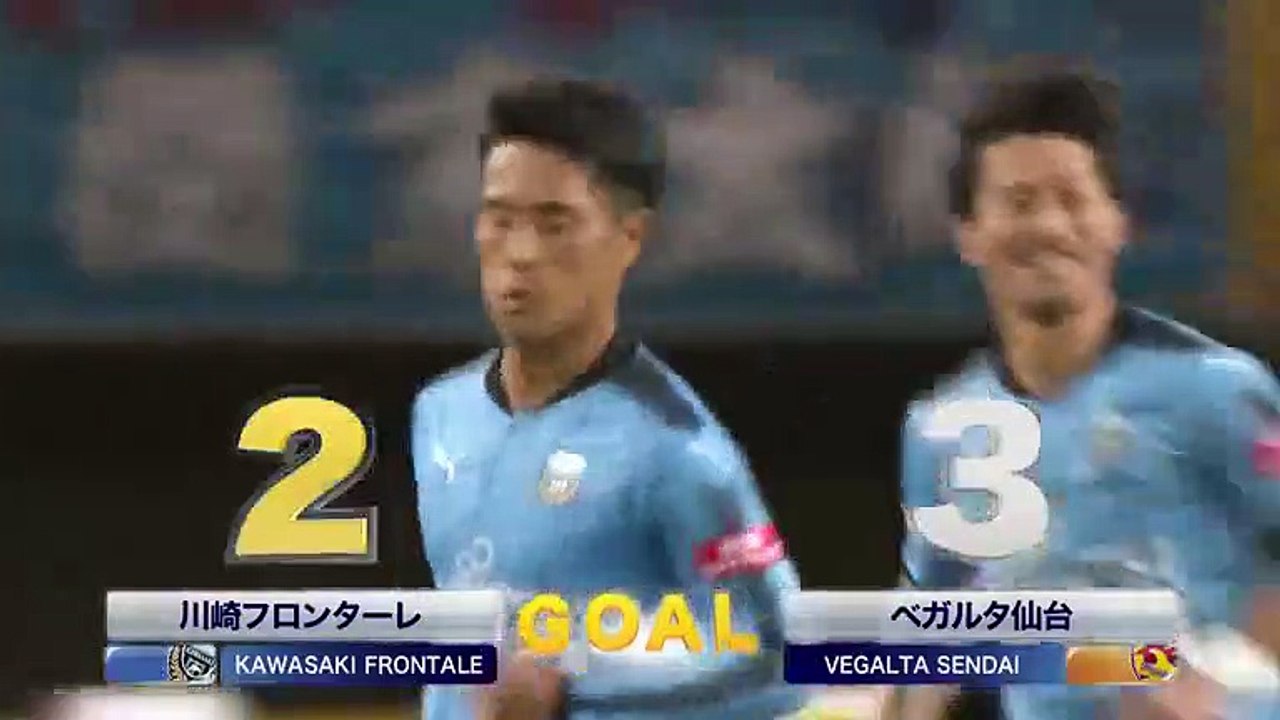 3-2 Kei Chinen Goal Japan  J-League Cup  Semifinal - 04.10.2017 Vegalta Sendai 3-2 Kawasaki Frontale