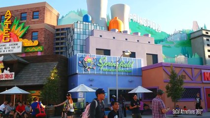 [HD] Now Open! Full Tour of the Simpsons Springfield Land at Universal Studios Hollywood
