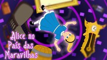 Alice No País Das Maravilhas - Historia completa - Desenho animado infantil com Os Amiguinhos