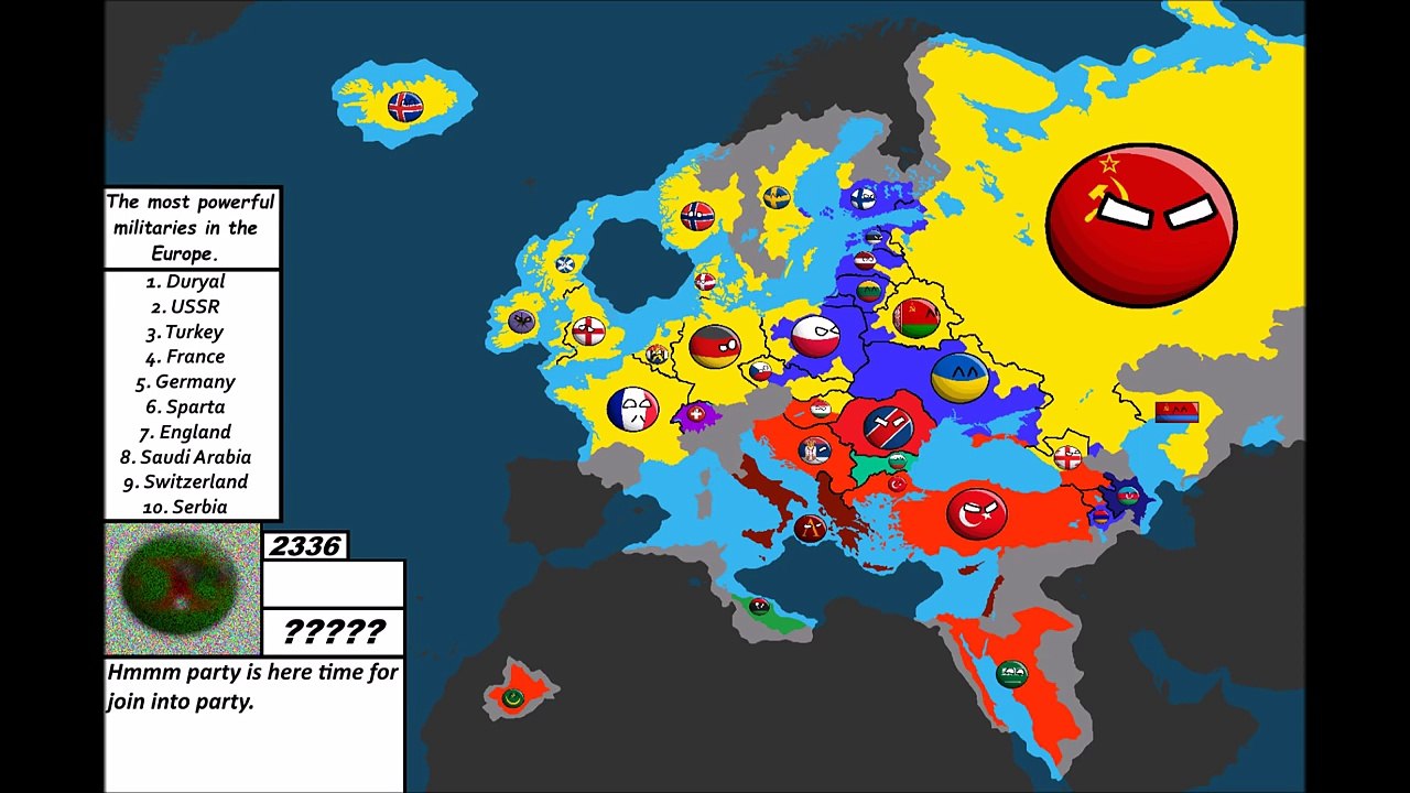 Future of Europe Countryball (World War 5) part 14