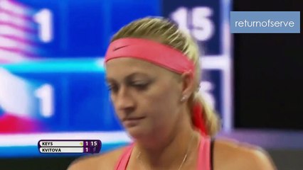 2016 China Open Madison Keys vs Petra Kvitova