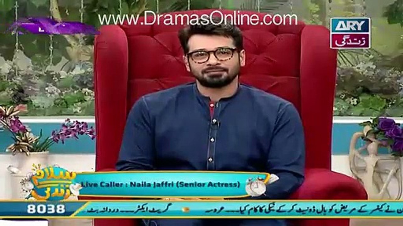 Last Stage of Cancer Nayla Jafri Came to Live Show