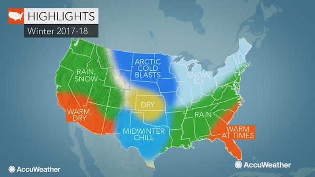 US winter forecast: Cold, snow to strike Northeast; Extreme cold to eye northern Plains