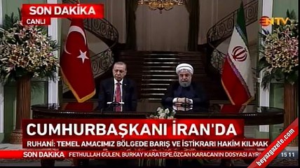 Ruhani: Kuzey Irak hatayı telafi etmeli