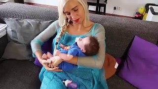 Bad Silicone Baby Scorpion Cockroach Attack! w/ Frozen Elsa Spiderman Joker Hulk Babies Superheroes