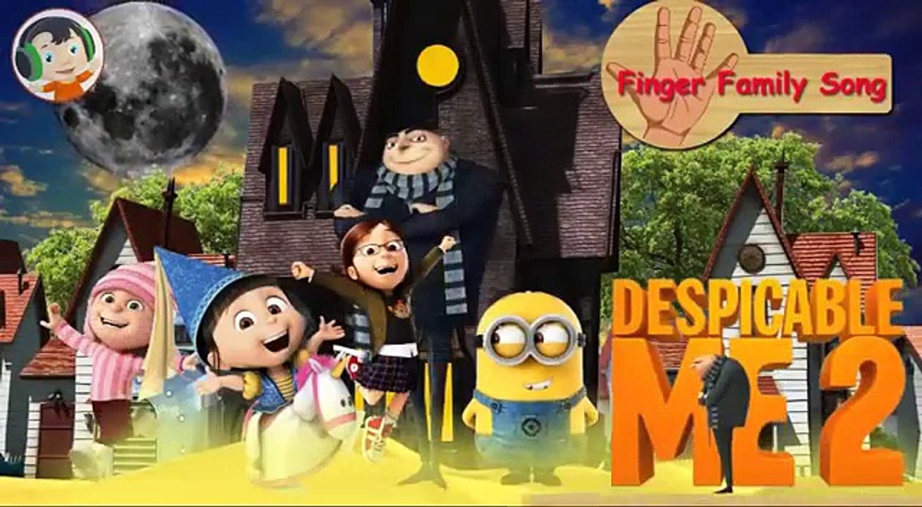 Baby Kids Song - Dispecable Me Finger Family Song for Kids (Nursery Rhymes Song) by Buba kids Song