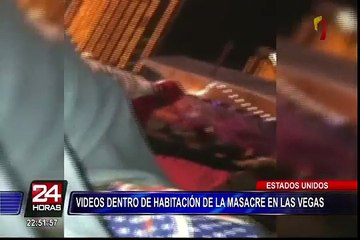Las Vegas: revelan video de habitación desde donde se perpetró la masacre