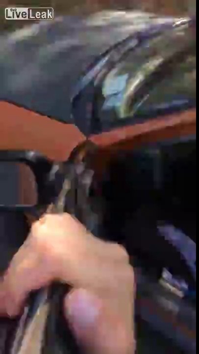 Skateboard avec sa voiture en panne... direct dans le fossé !!