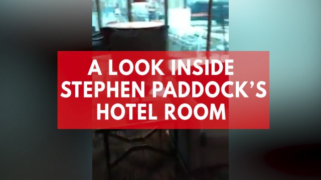 A look inside Las Vegas shooter Stephen Paddock's hotel room