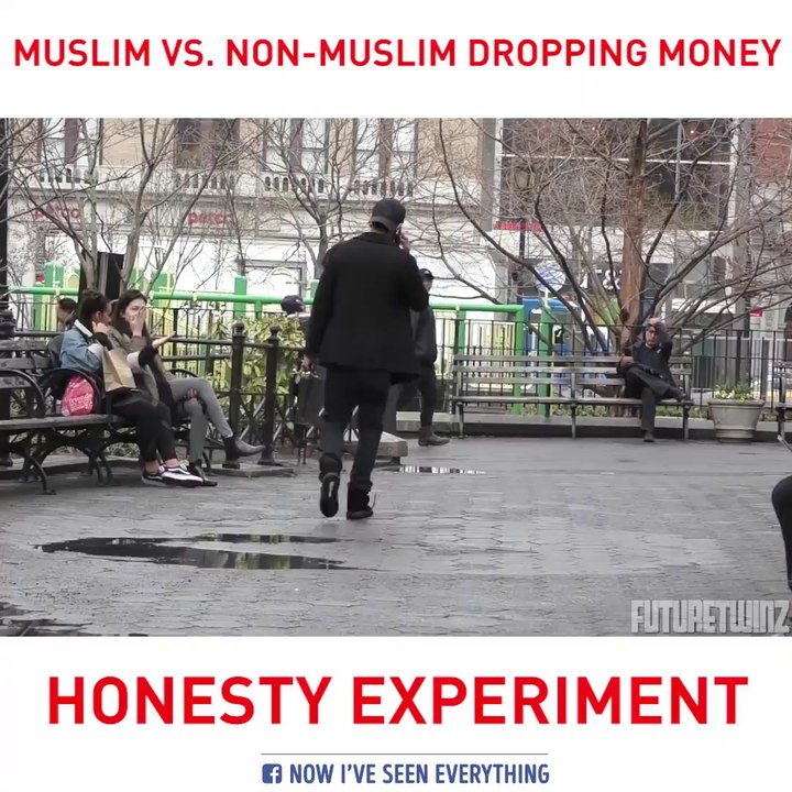 Muslim vs. non-muslim dropping money (Honesty experiment)