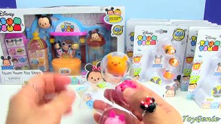 Disney Tsum Tsum Toy Shop Playset and Squishy 4 Packs