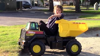 Toy Truck Videos for Children: Mighty Dump Truck, Excavators + Funny Kids Playing Digging Fighting