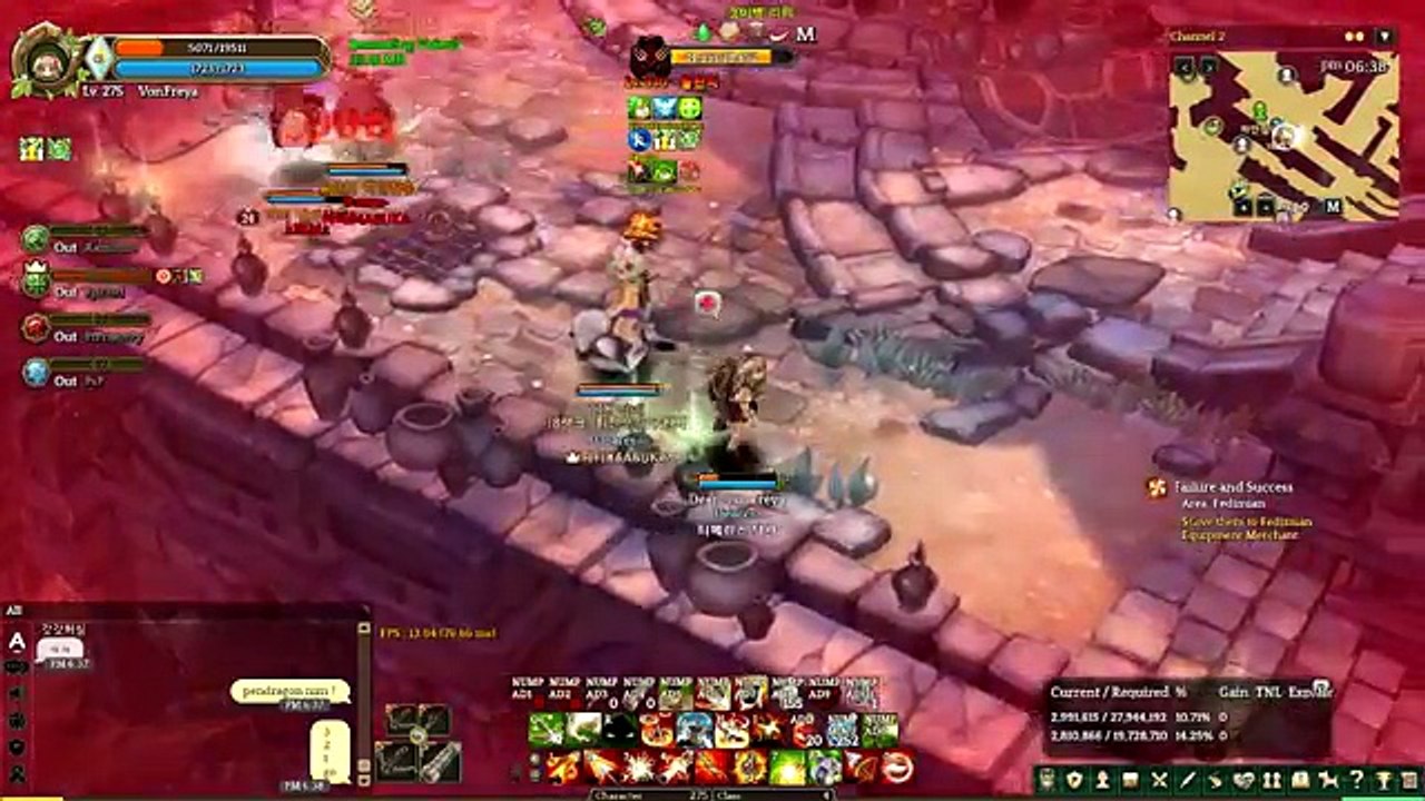 Tree of Savior [KR] Rank 8 PvP Lancer Vs Inquisitor