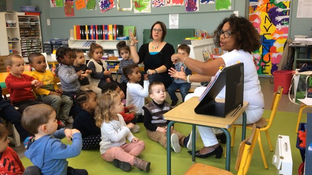 Les maternelles s'initient à la langue des signes