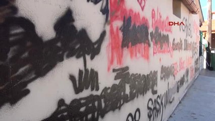 Isparta Evin Duvarı Yazı Tahtasına Döndü