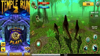 Temple Run 2 Blazing Sands VS Tyrannosaurus Rex Sim 3D Android iPad iOS Gameplay HD