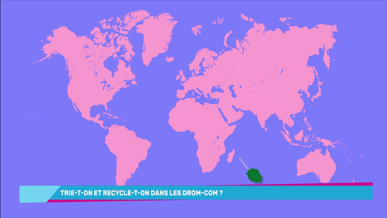 La minute recyclage : Trie-t-on et recycle-t-on dans les DROM-COM (Départements et Régions d’Outre-Mer) Communauté d’Outre-Mer ?