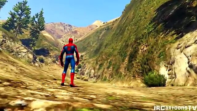 Relâmpago McQueen SpiderMan Venom e Carros! Transporte do McQueen em Perigo sob a Montanha