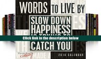[PDF] Words To Live By - Primitives By Kathy 2018 Mini Calendar (CS0205) BEST EBOOK