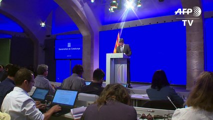 Puigdemont prevê declaração de independência da Catalunha 'em di