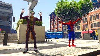Spiderman saves McQueen from Joker! Spiderman Arrested Joker! Cartoon for Kids Nursery Rhymes Songs