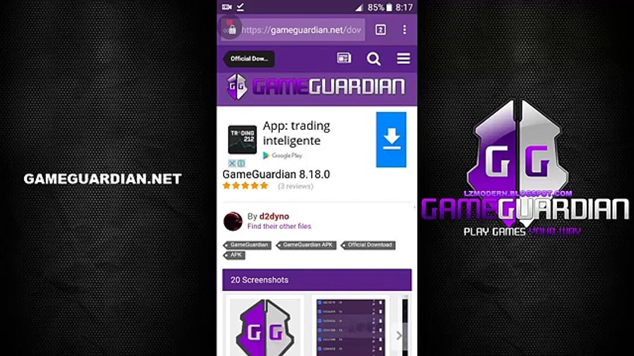 Como Descargar Game Guardian rápido y facil