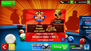 8 Ball Pool - ALL-IN 40 Million [Level (21 Vs 303)] Epic Gameplay (#1)