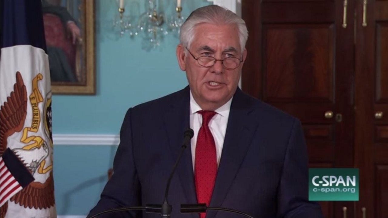 Secretary of State Rex Tillerson denies reports that he considered leaving the Trump administration months ago