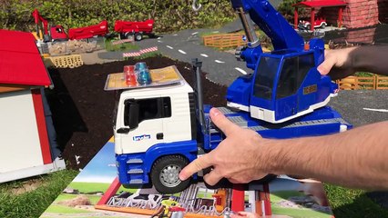 BRUDER NEWS 2017 unboxing! Dump truck, garbage truck, MAN crane and cement mixer!