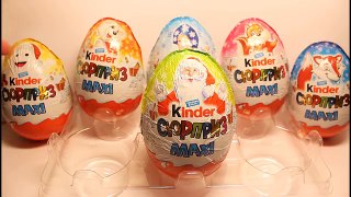 Большие новогодние яйца Kinder Surprise MAXI Снежные монстры 2016, Киндер Сюрприз
