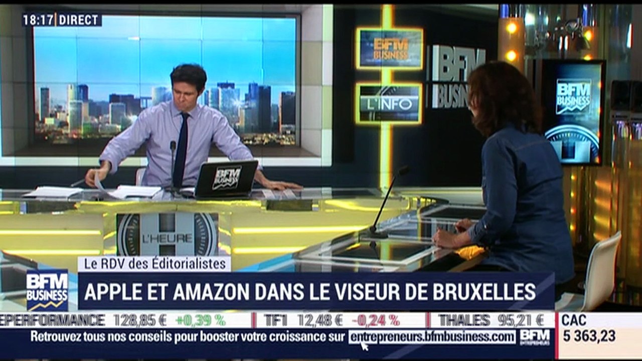 Le Rendez-Vous des Éditorialistes: Apple et Amazon dans le viseur de Bruxelles - 04/10