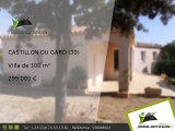 Villa A vendre Castillon du gard 100m2 - 299 000 Euros