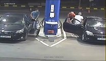 Smoking at gas station - reaction