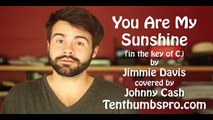 You Are My Sunshine - Easy Beginner Ukulele Song - How to play Ukulele Great First Song Tutorial