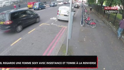 Il regarde avec insistance une fille sexy et va s’en vouloir (Vidéo)