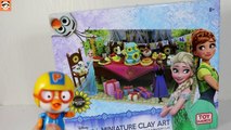 미니어쳐 만들기 겨울왕국 엘사 안나 생일파티 선물 ! 생일 케이크 색칠공부 인형놀이 뽀로로 장난감 놀이 몰래카메라 frozen elsa miniature | 보라미TV Borami