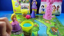 Play Doh Rapunzel Disney Magiclip Princess Garden Tower With Sparkle Compound Playdough